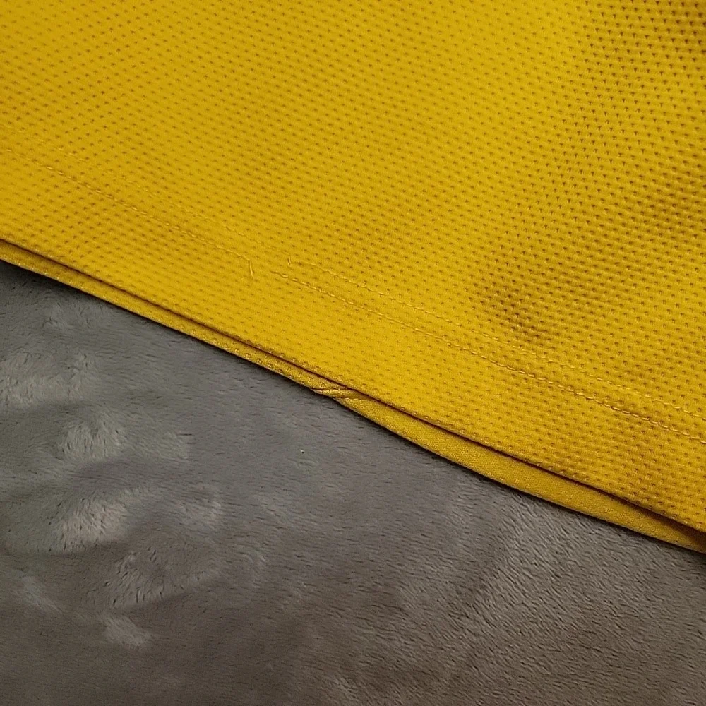 Jordan Basketball Shorts Mens Medium Yellow Athletic Mesh Gym Training